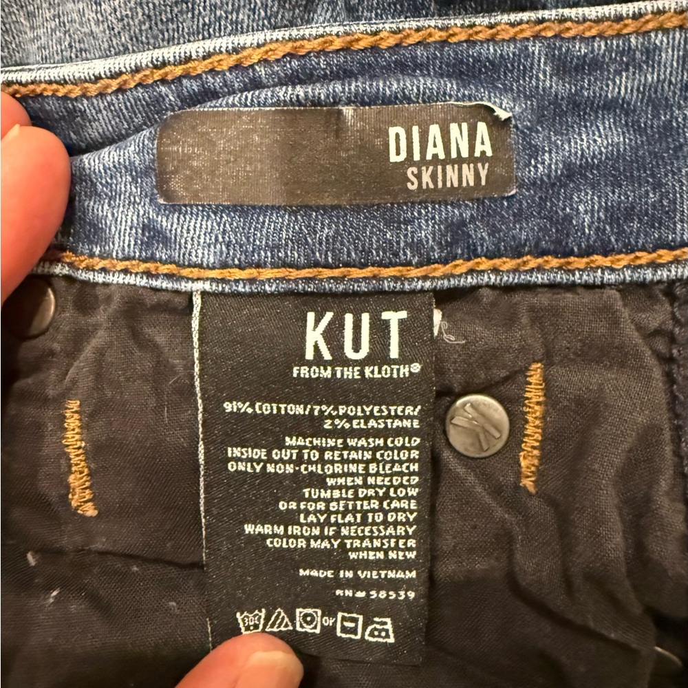 Kut from the Kloth Blue Denim Jeans